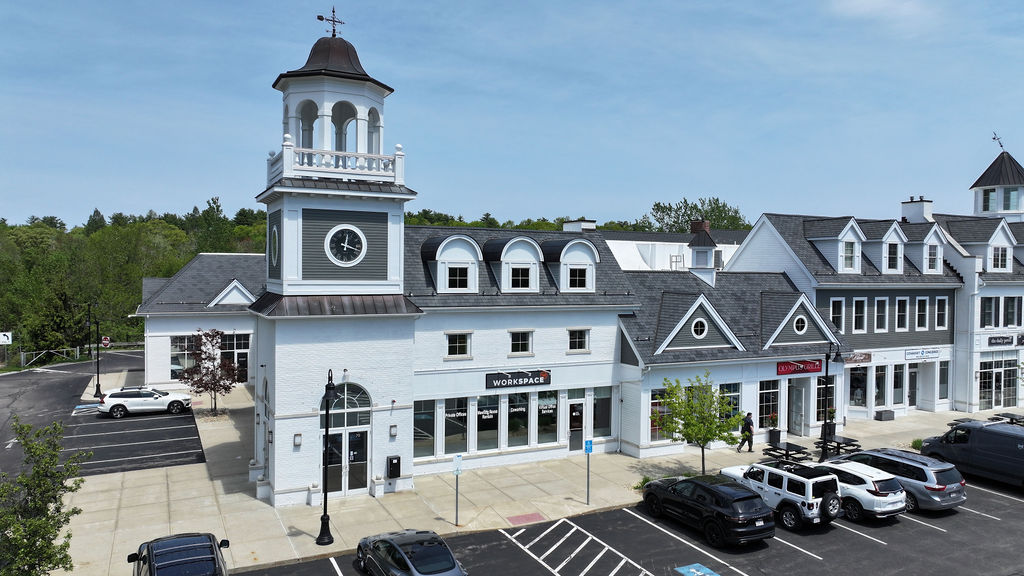 Outside the Workspace Cohasset building on Route 3A